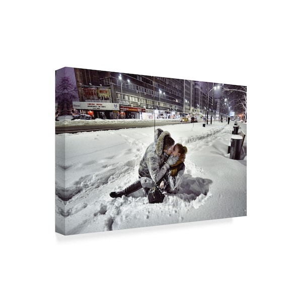 Vlad Eftenie 'Winter Kiss' Canvas Art,12x19